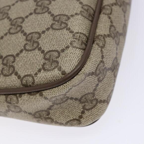 GUCCI GG Supreme Shoulder Bag Pvc Beige Gold 97 02 068 - Picture 13 of 16